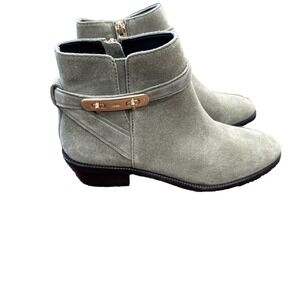 Coach Coleen Women's Ankle Boots Sz 6B Olive Side Zip